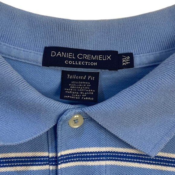 (6-169) Daniel Cremieux Short Sleeve Polo Shirt SizeXXL/TTG - Picture 1 of 11
